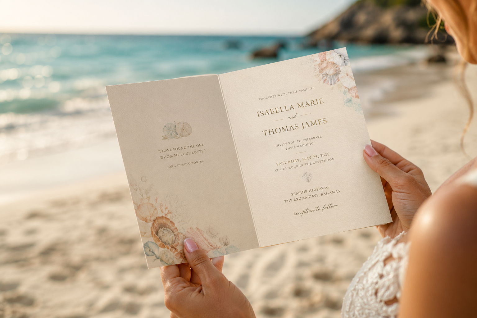 Beach Wedding Invitation Wording Guide